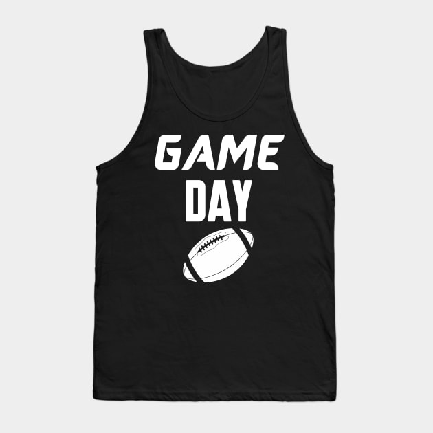 Game Day Football Tank Top by Work Memes